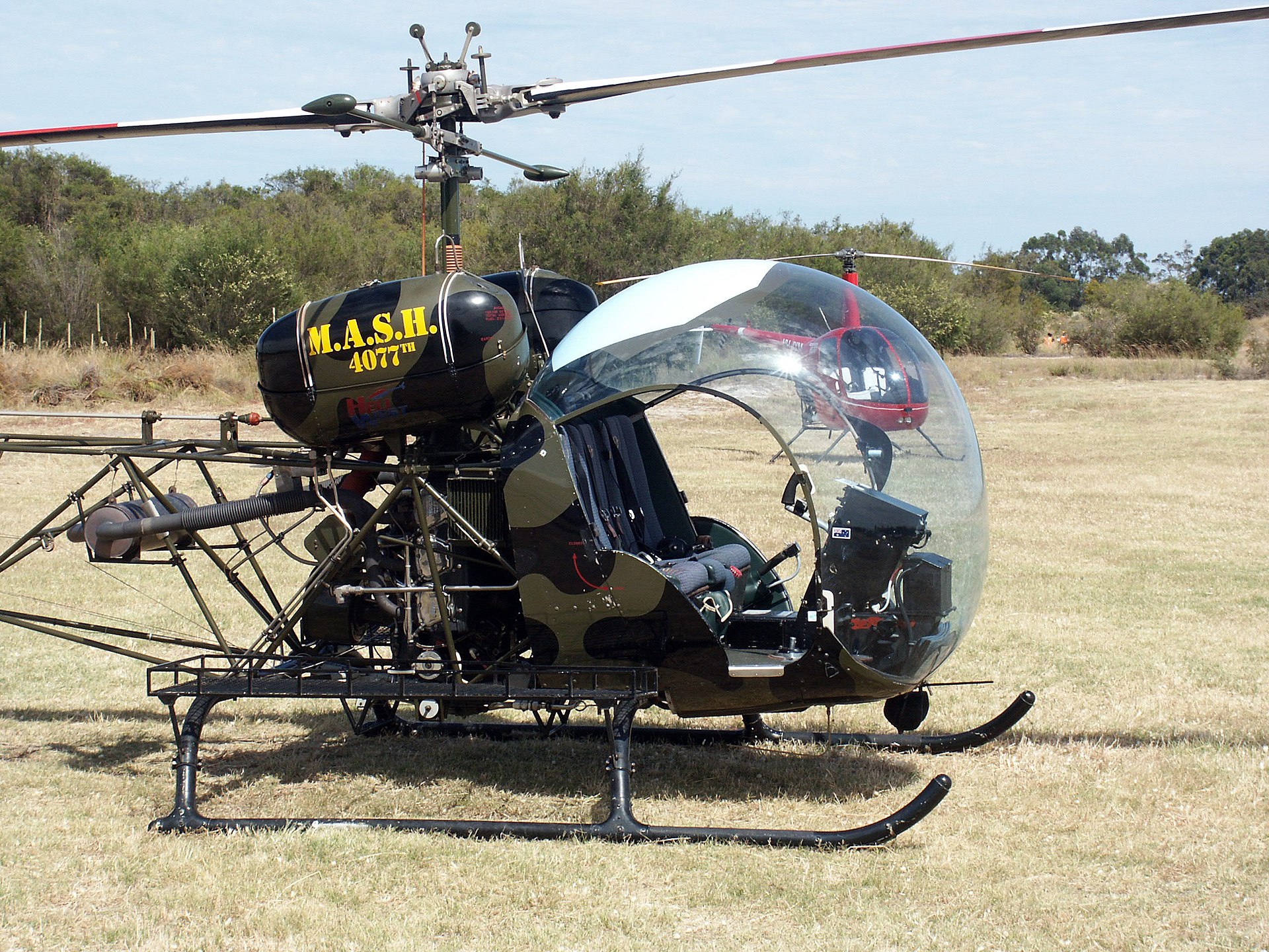 Bell 47G Helicopter