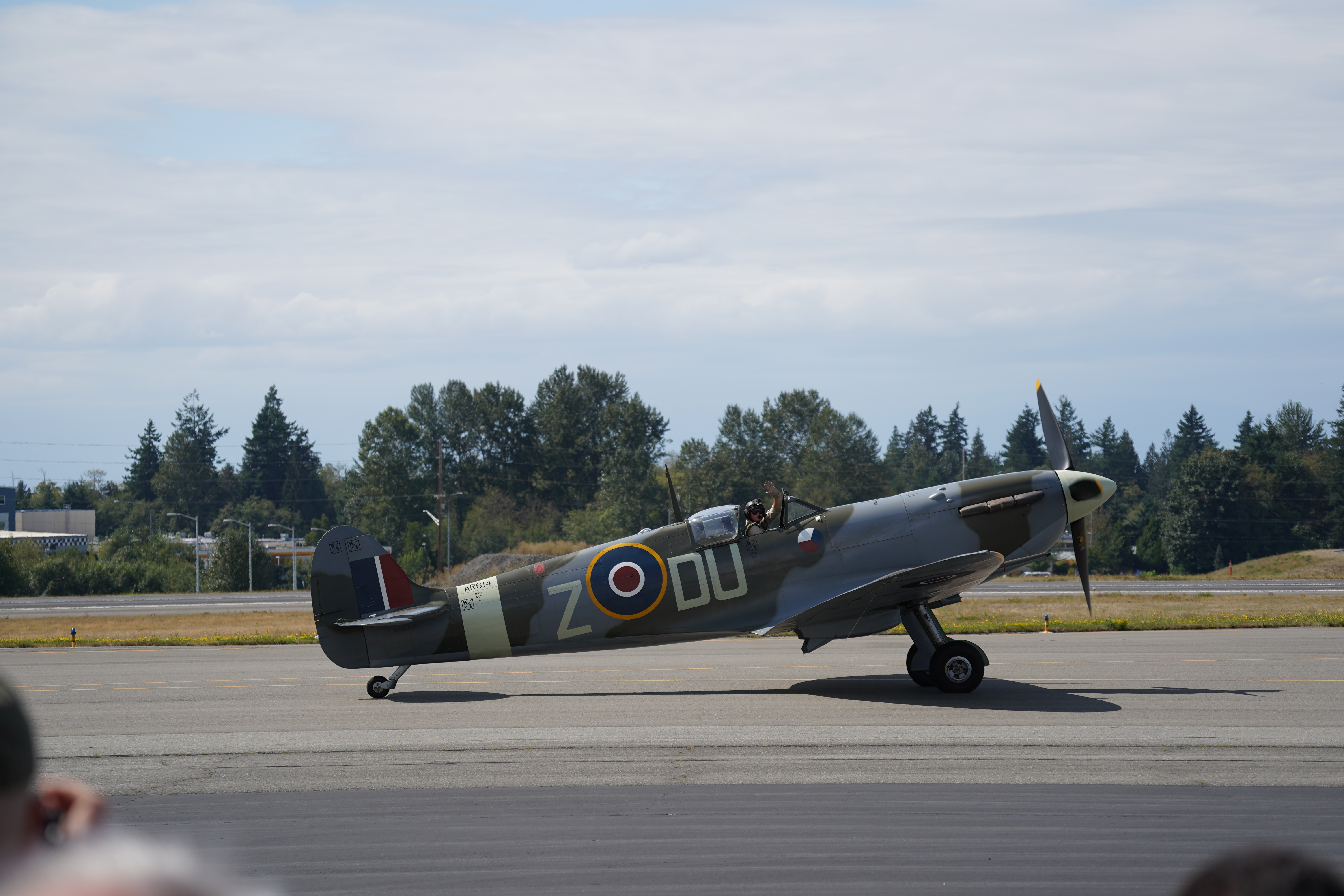 Supermarine Spitfire Mk.Vc in flight