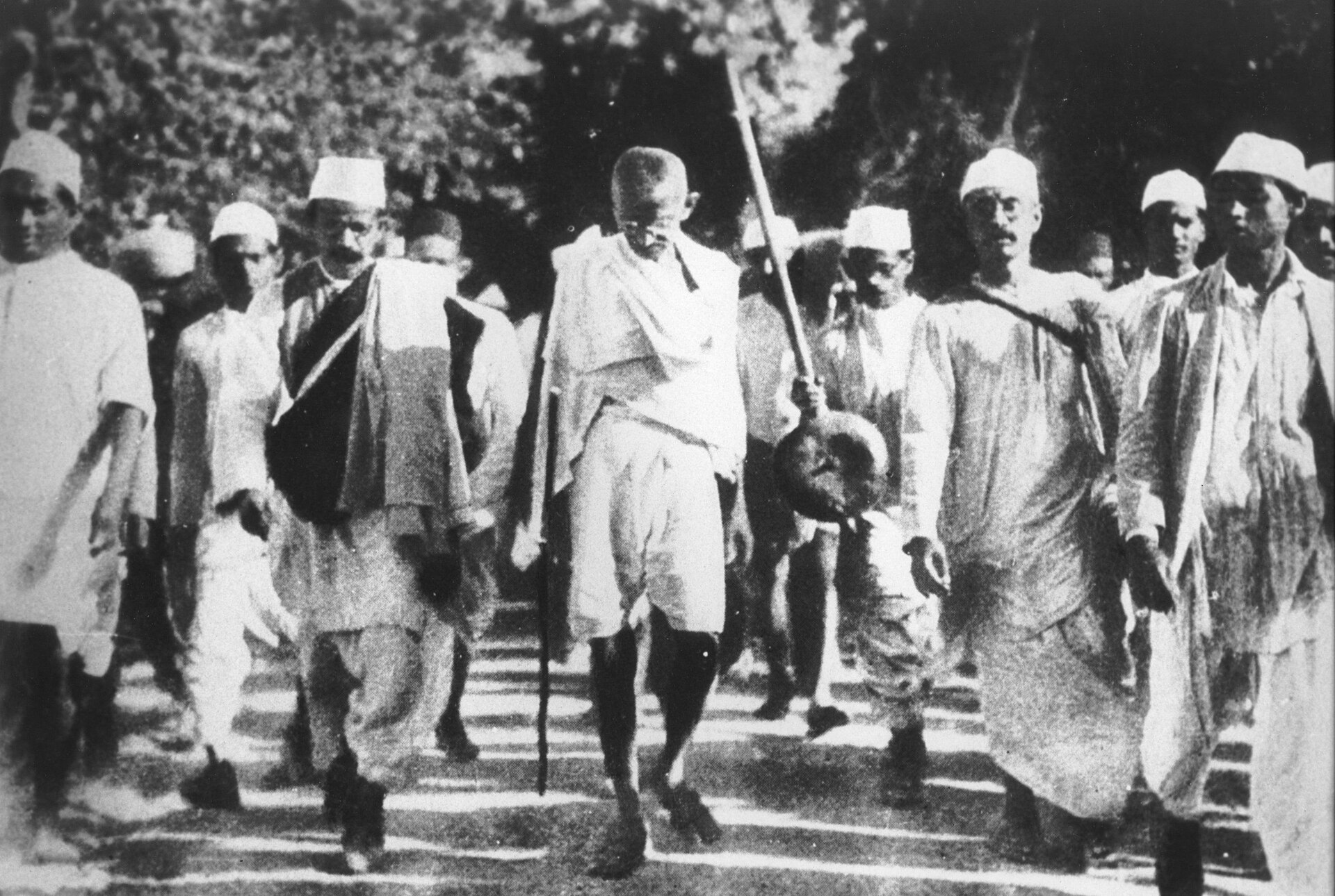 The Salt March procession