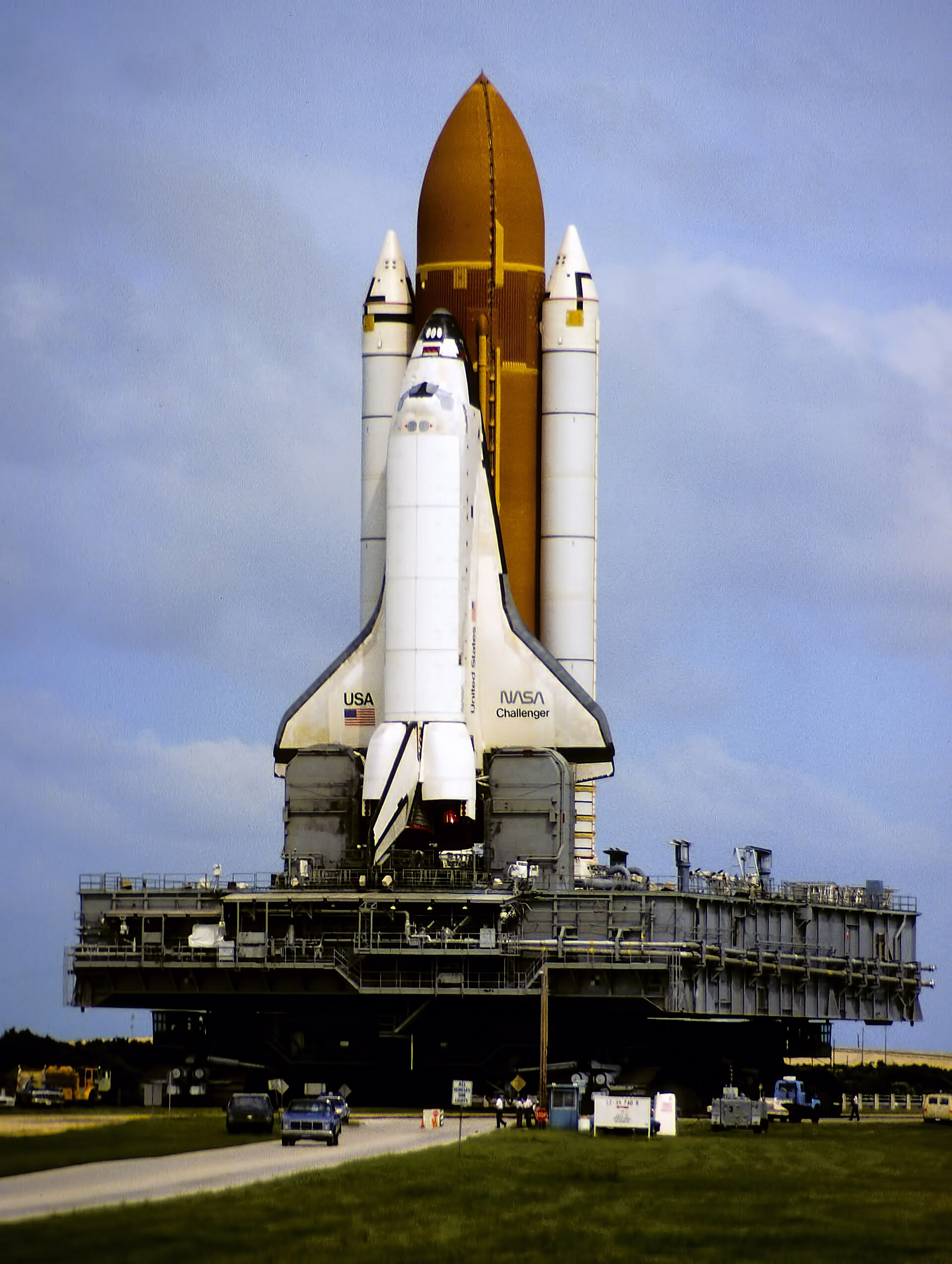 Challenger on Pad 39A
